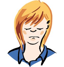 Frau-traurig