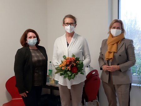 Besuch von Nancy Faeser (Vorsitzende der SPD Hessen) und Gisela Stang (Bürgermeisterin a.D.)